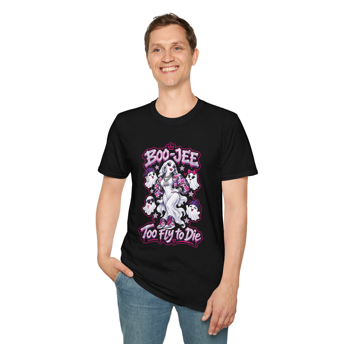 Boo-Jee Bling Ghost Halloween Tee | Keep’n It Real