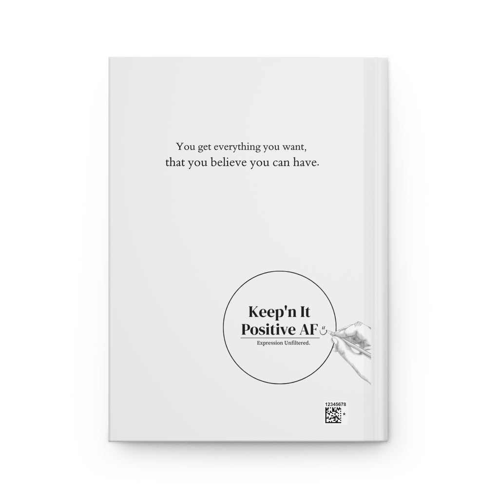 Manifesting 101 Hardcover Journal — Positive Attitude & Gratitude Lined Notebook
