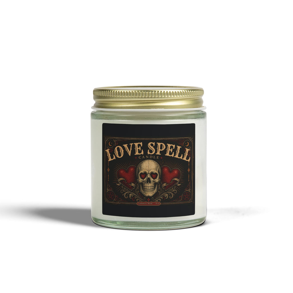 "Love Spell"  Halloween Candle — Coconut Apricot Wax (4oz/9oz)