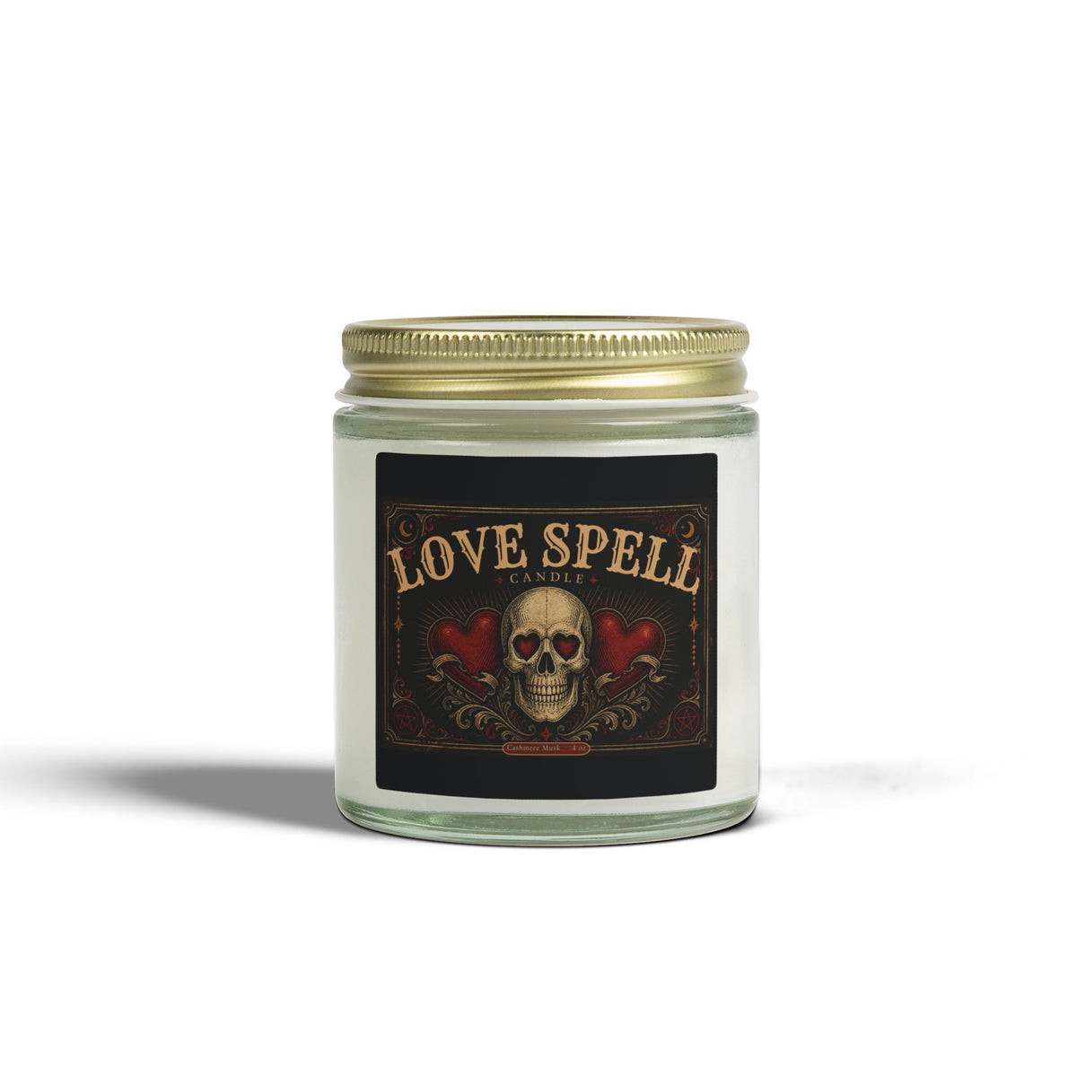 "Love Spell"  Halloween Candle — Coconut Apricot Wax (4oz/9oz)