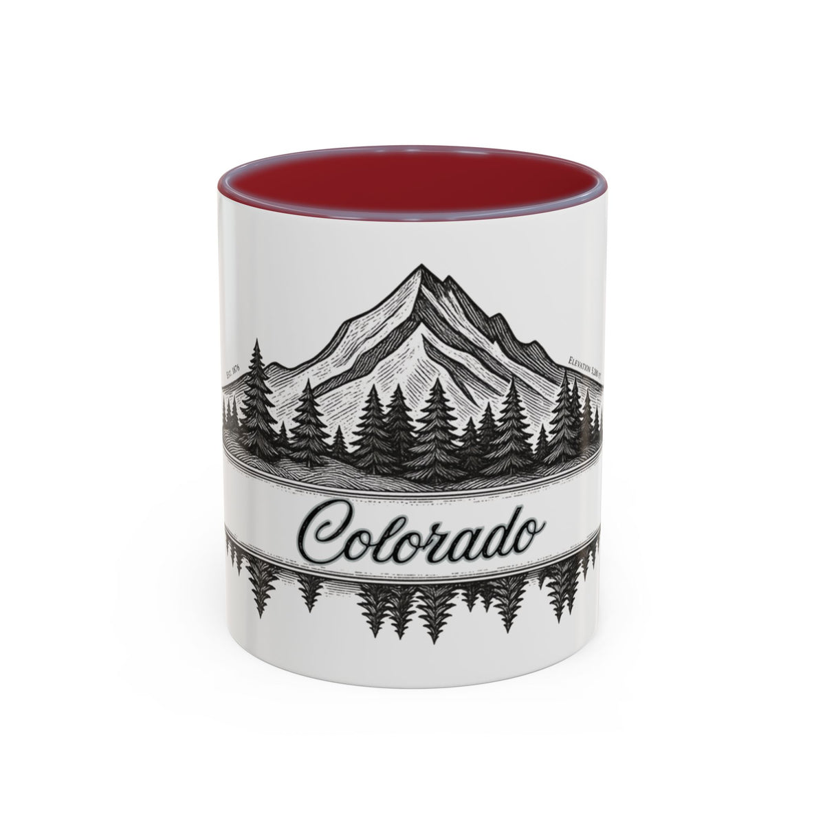 Colorado Mountain Coffee Mug — Scenic Woodland Travel Souvenir (11/15oz)