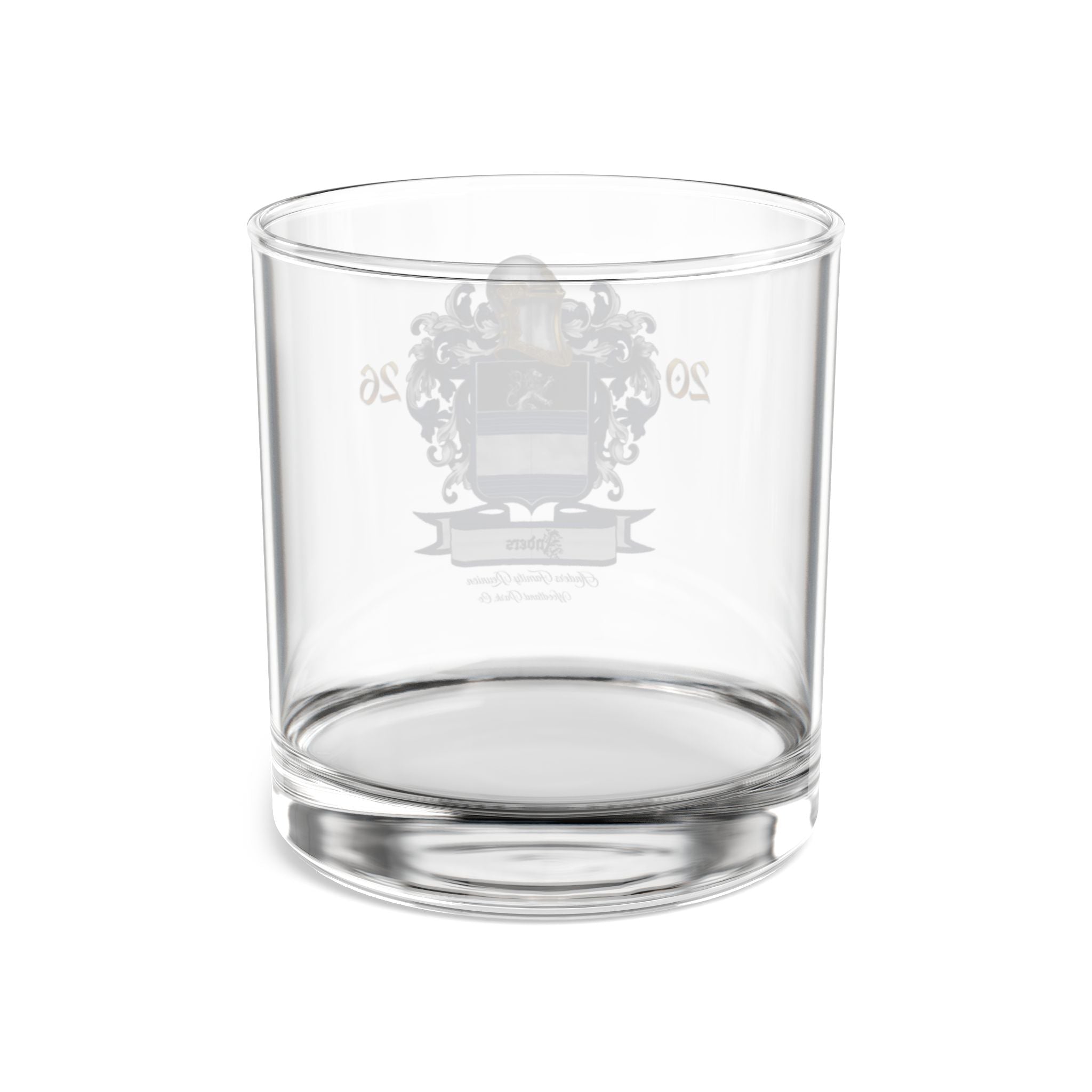 Anders Family Crest 2026 Whiskey Glass (simple)