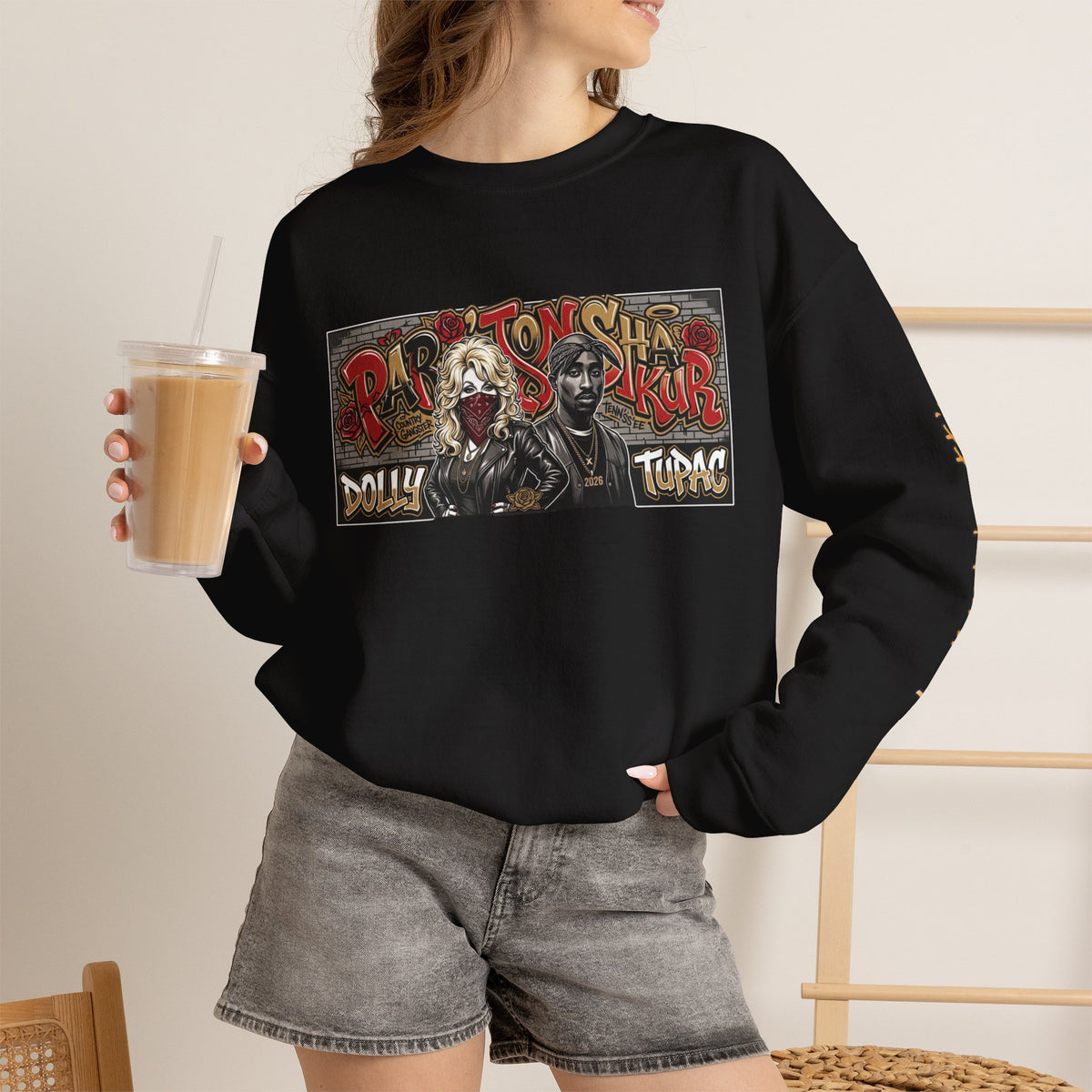 D.P. & T.S. Gangster Graffiti  2026 Tribune Crewneck Sweatshirt