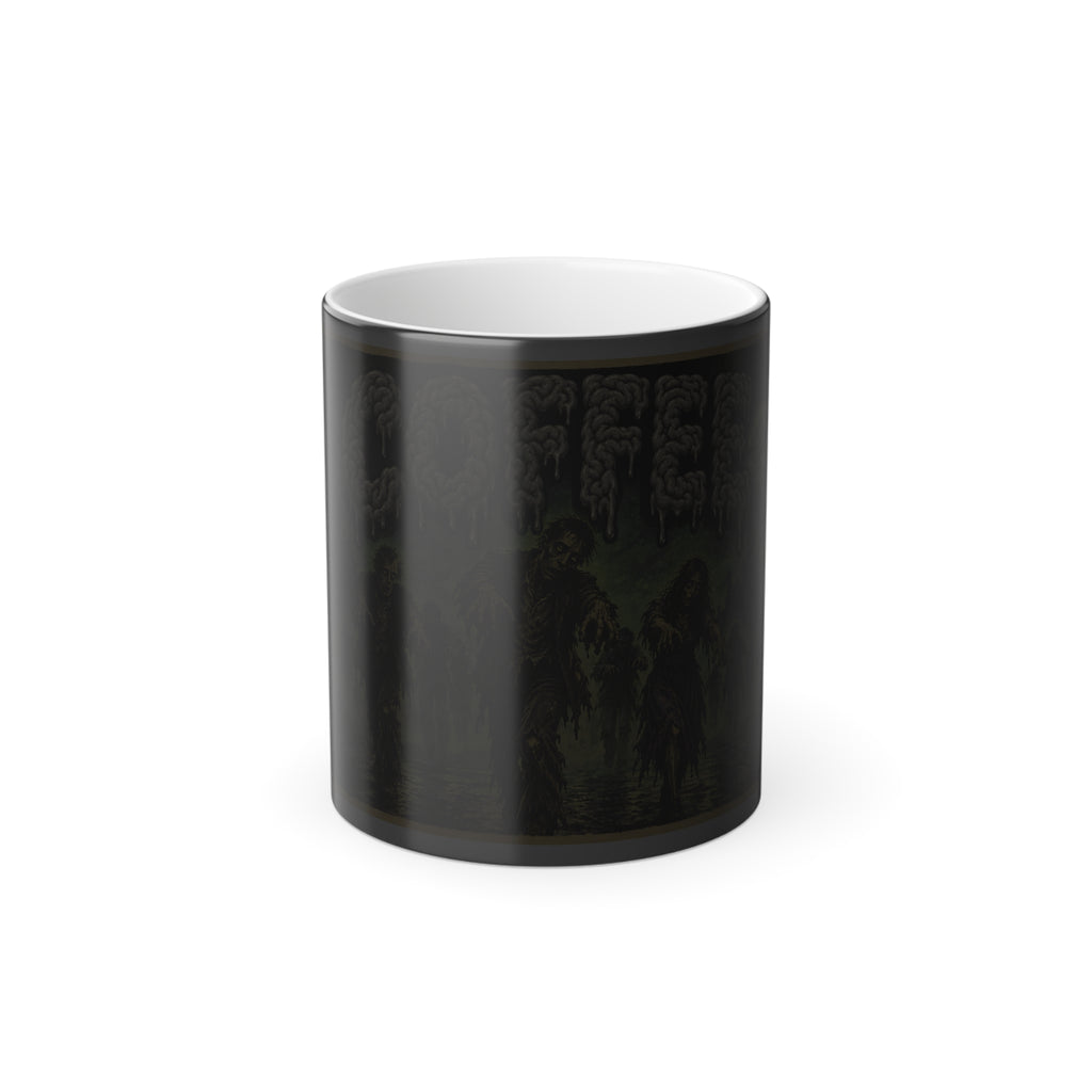 COFFEE Zombie Scene Color-Changing Mug Halloween  — 11oz Keep'n it Real