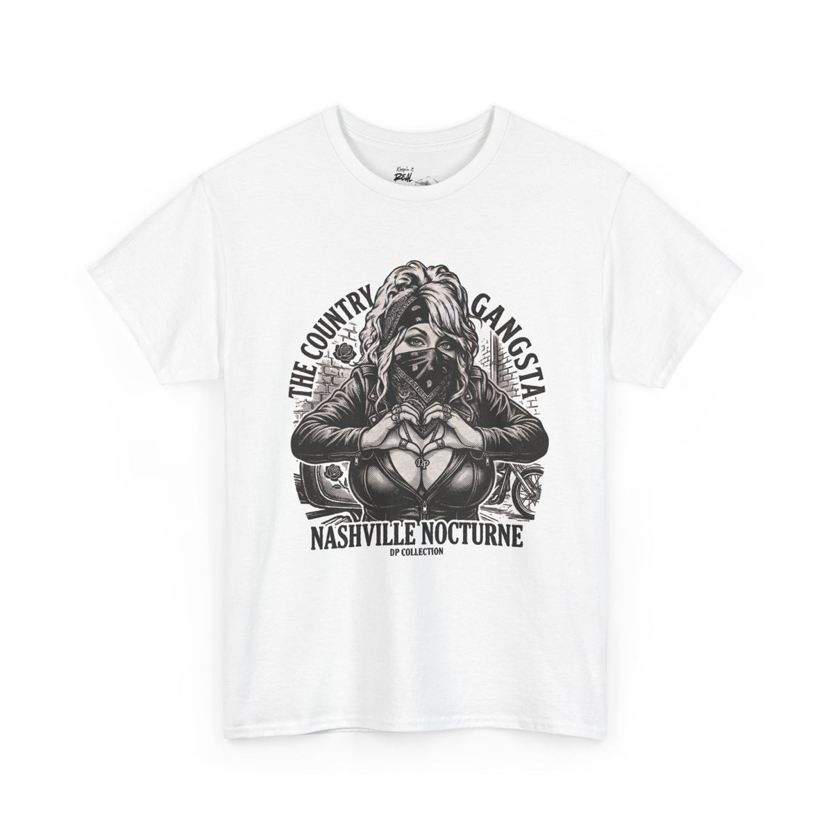 D.P.  Collection Country Gangsta Tee — "Nashville Nocturne" Graphic Shirt (Back: Gone But Not Forgotten)