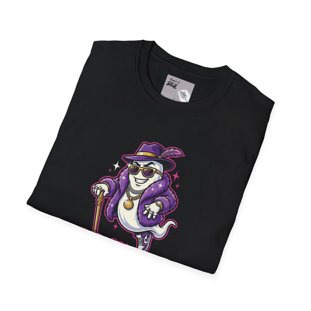 Back On My Boo-Sheet | Ghost P.I.M.P. Halloween Tee | Keep’n It Real