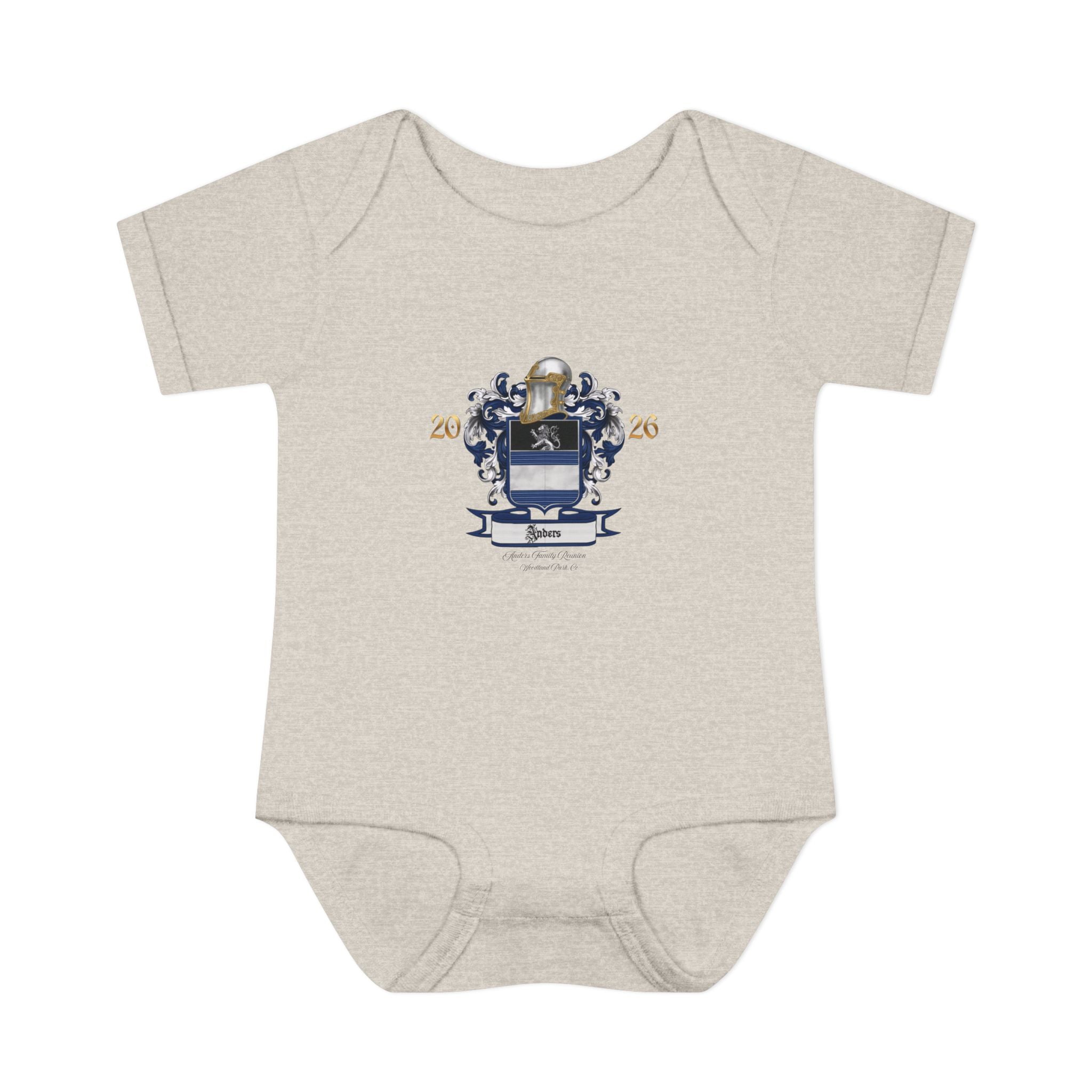 Infant Bodysuit Anders Family Crest - Baby Onesie (2026)