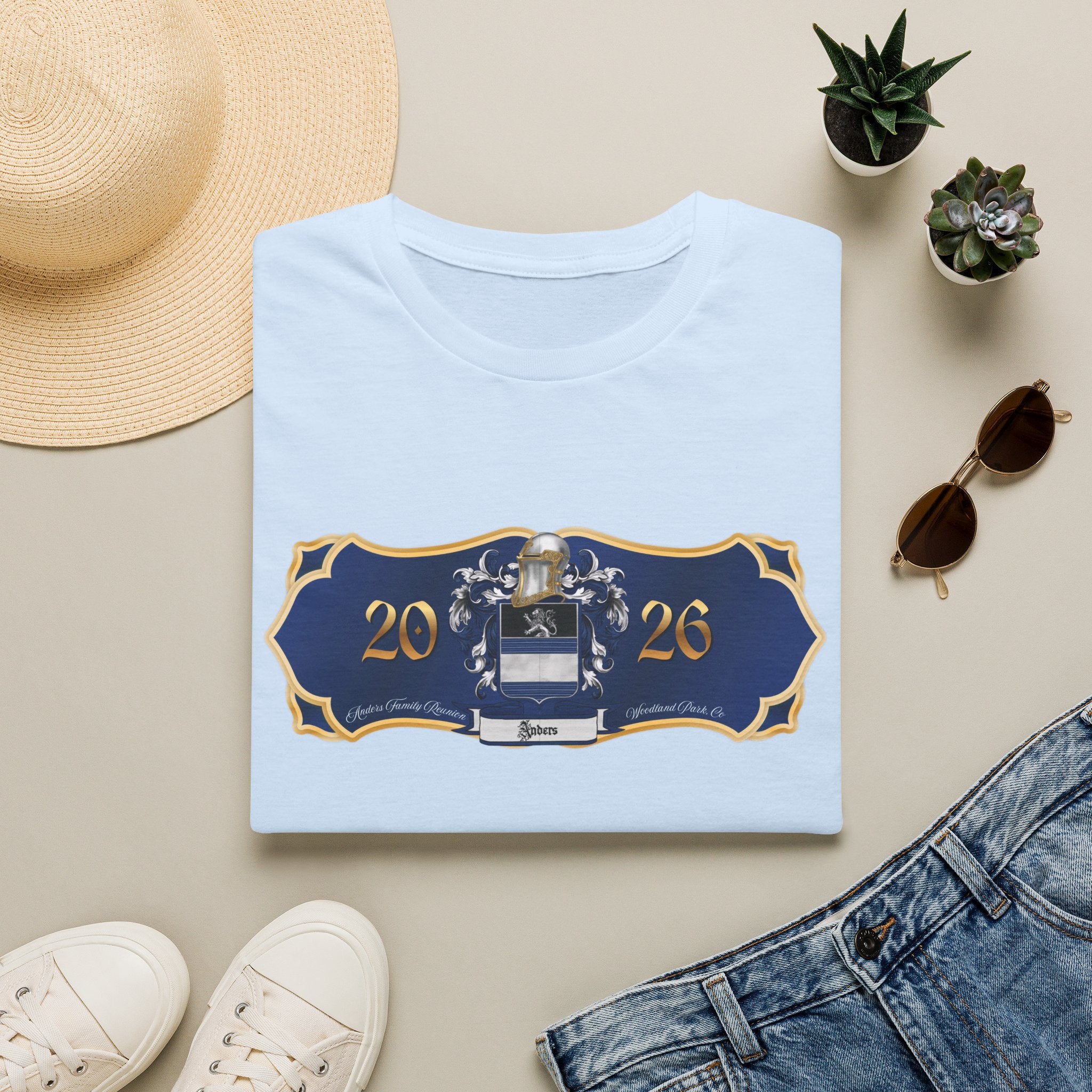 Anders Family Crest T-Shirt Soft Cotton (original)