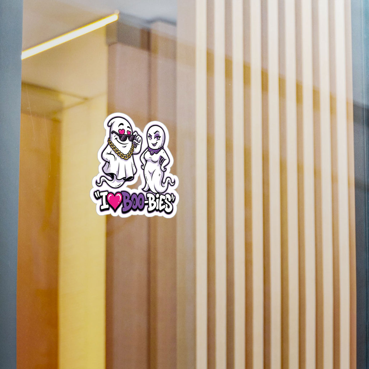 I💜Boo-bies Ghost Halloween Decal Sticker- Keep'n It Real