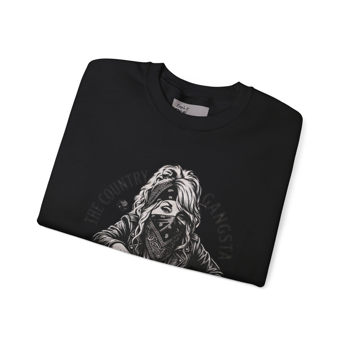 D.P. Nashville Nocturne Crewneck Sweatshirt — The Country Gangster Graphic Biker Pullover
