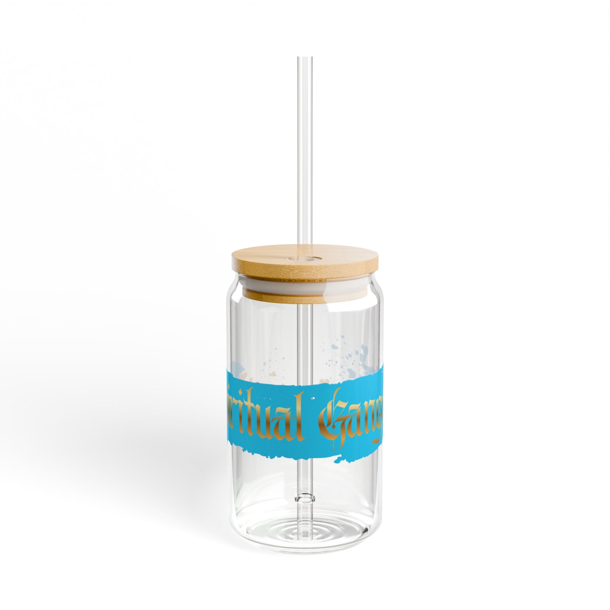 "Spiritual Gangsta" Sipper Glass, 16oz