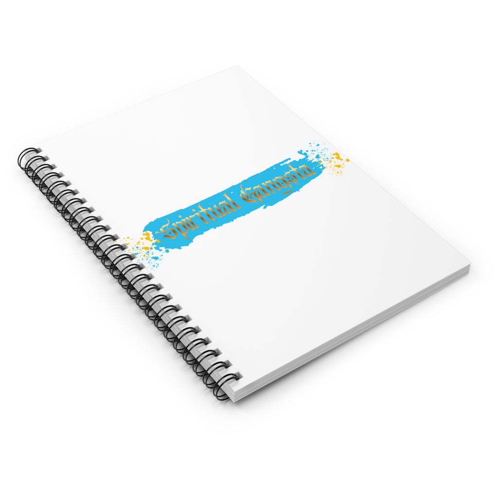 " Spiritual Gansta " Spiral Notebook - Ruled Line