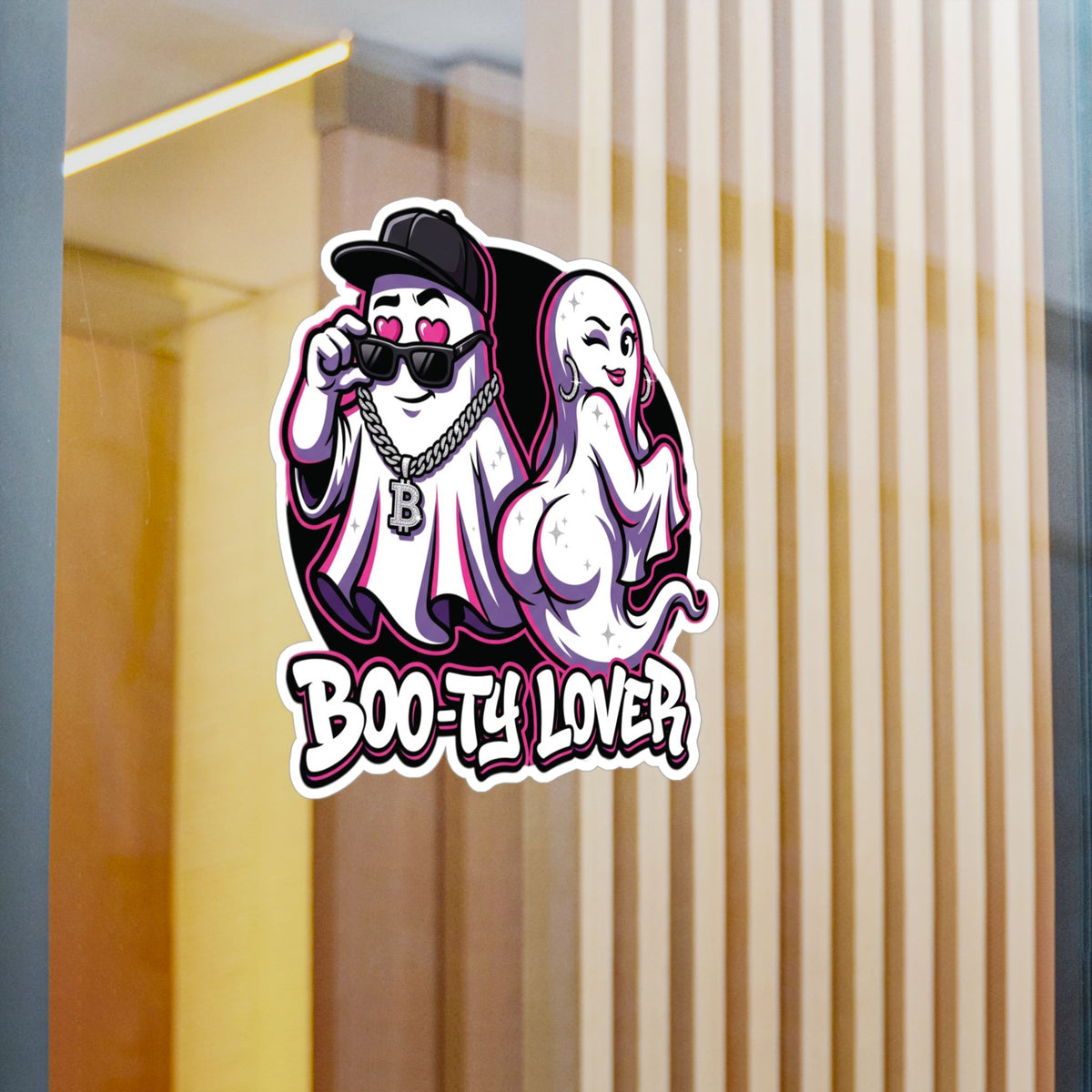 Boo-ty Lover Ghost Halloween Decal Sticker- Keep'n It Real