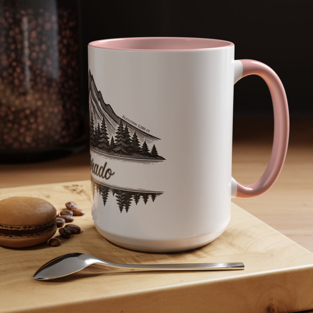 Colorado Mountain Coffee Mug — Scenic Woodland Travel Souvenir (11/15oz)