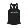 "Fuck Cancer" Paint Splatter Goth Lettering Racerback Tank