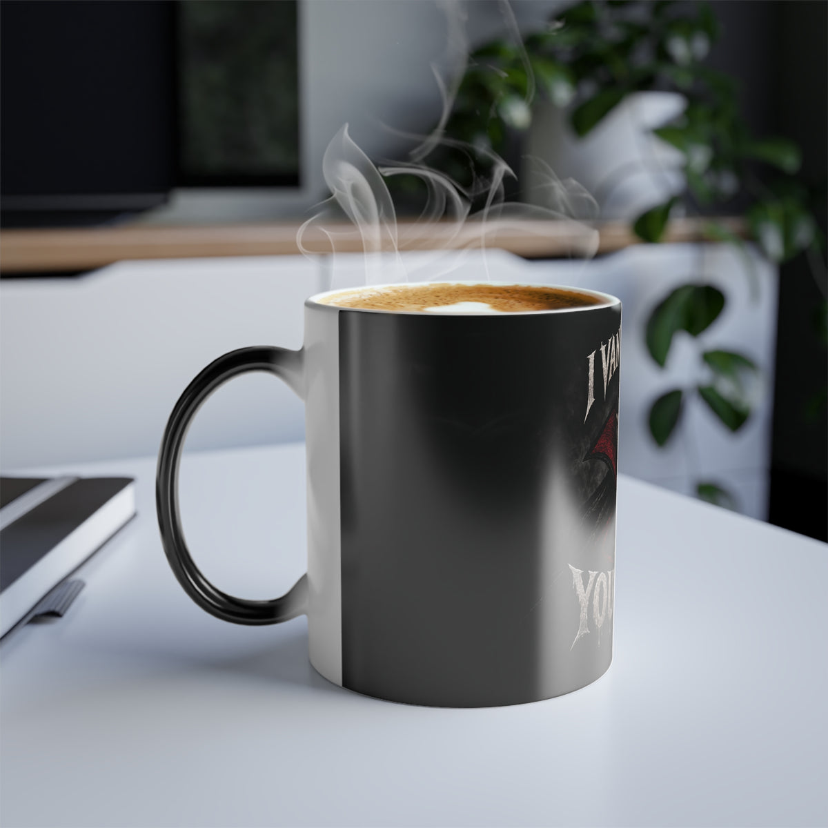 I Vant To Drink Your Beans Vampire Color-Changing Mug Halloween  — 11oz Keep'n it Real