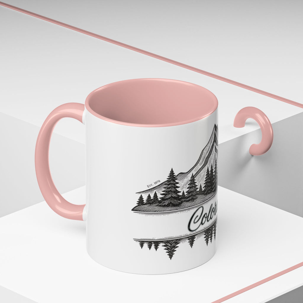 Colorado Mountain Coffee Mug — Scenic Woodland Travel Souvenir (11/15oz)