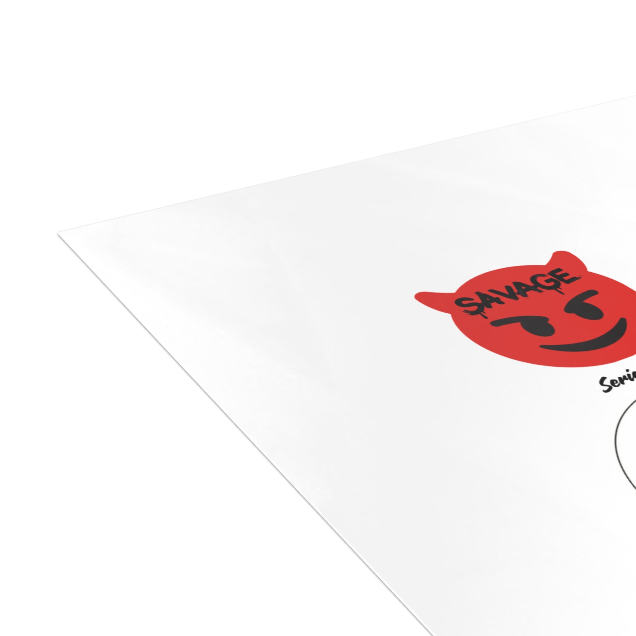 Greeting Card — "Happy Birthday!" ovable AssholeBold Script Single or Bulk PackL (1/10/30/50)