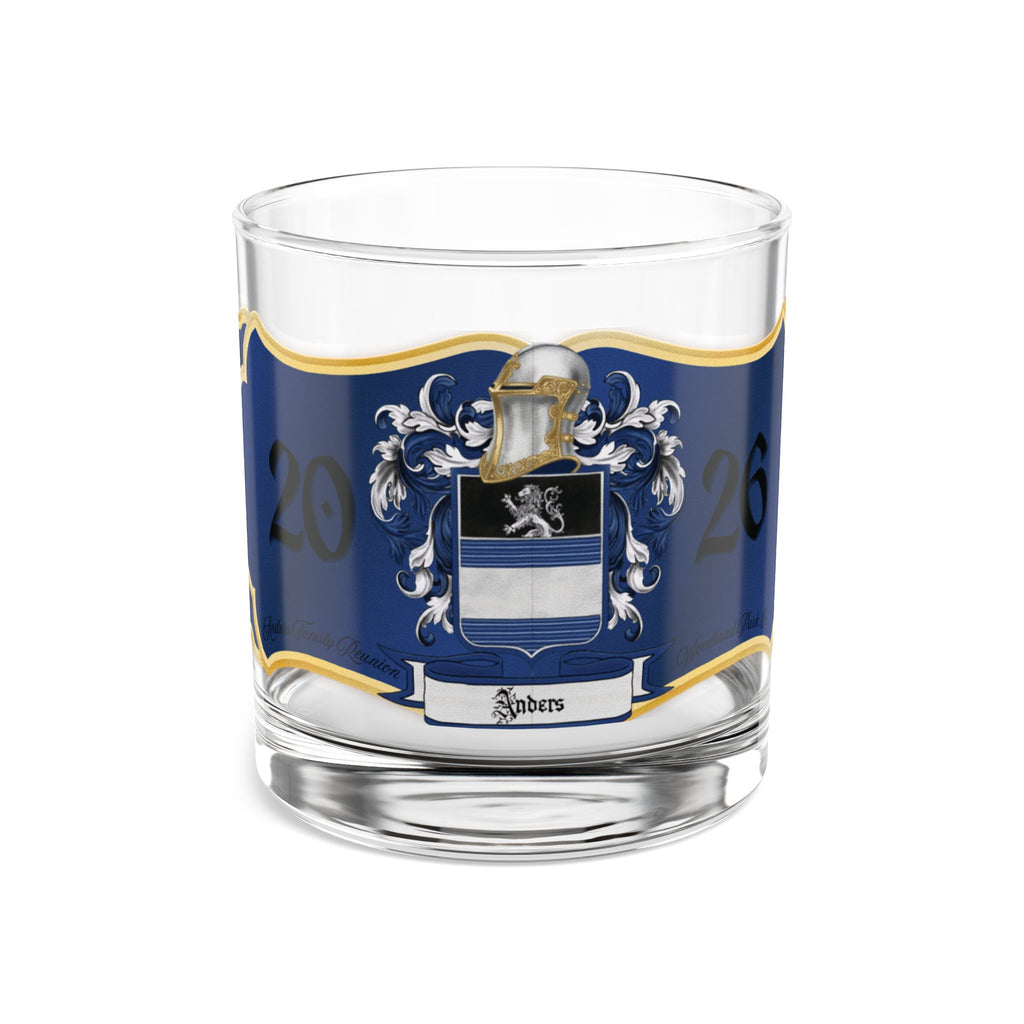 Anders Family Crest 2026 Whiskey Glass