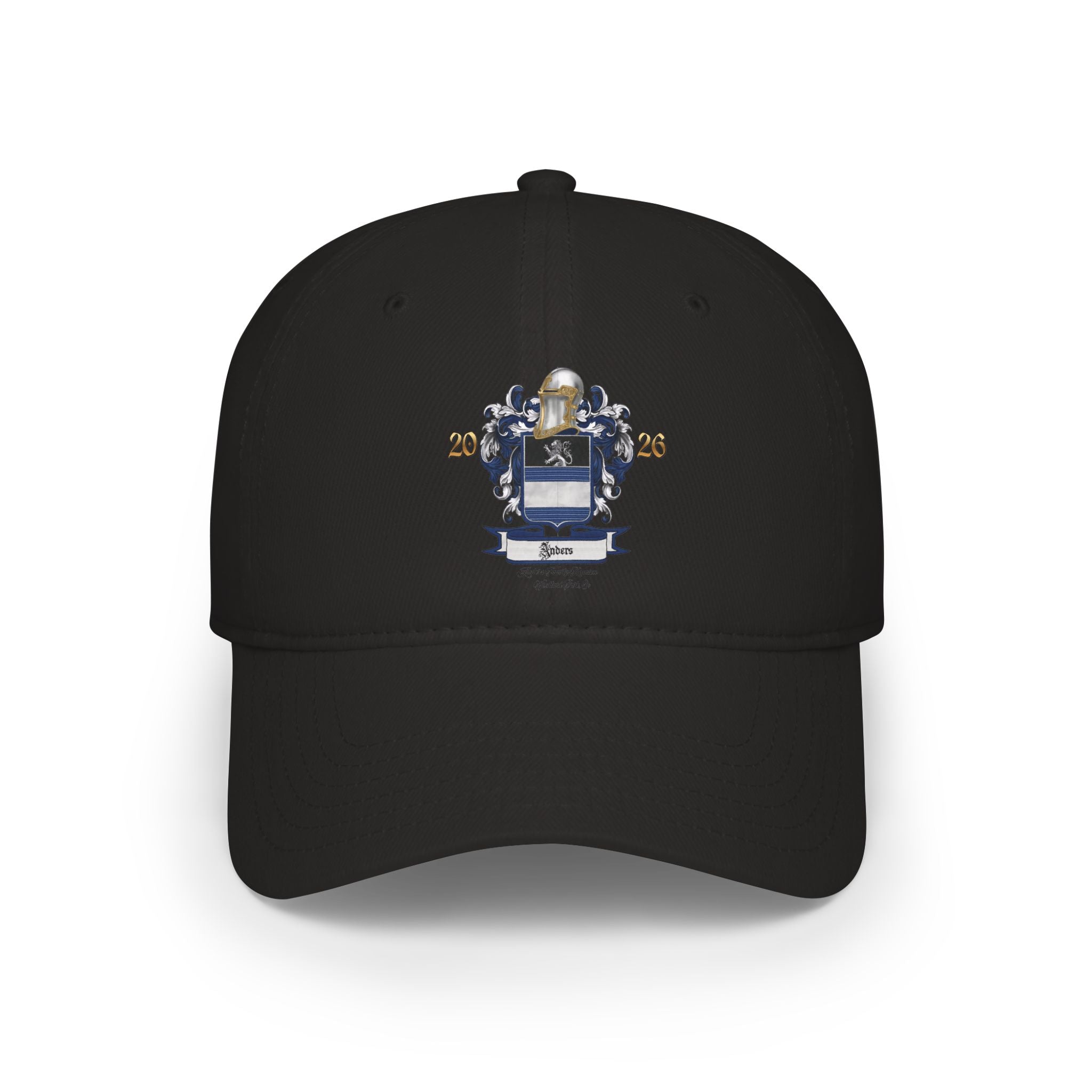 Anders Family Crest Baseball Cap - Personalized Heritage Low Profile Hat