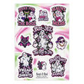 Halloween Ghost Sticker Sheet — Cute Spooky Quotes (Here for the Booz, Freak in the Sheets, No Boo‑Shit Zone)