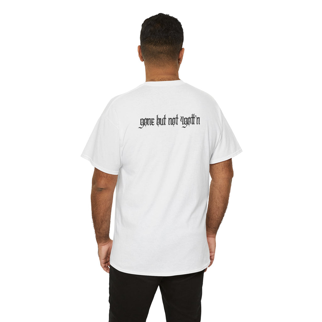 D.P. Collection Country Gangsta Spray Painting Tee — "Nashville Nocturne" Graphic Shirt (Back: Gone But Not Forgotten)