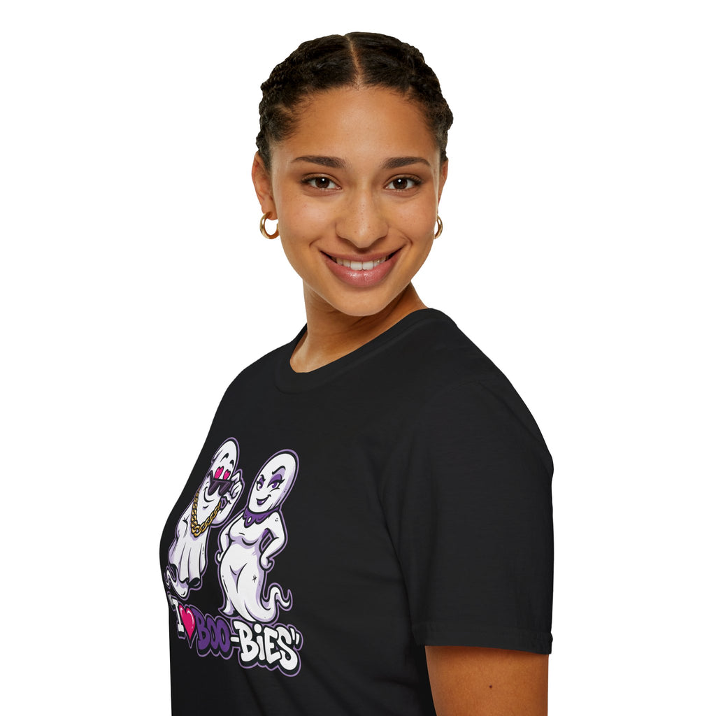 I ♥ Boo-Bies | Naughty Ghost Halloween Tee | Keep’n It Real