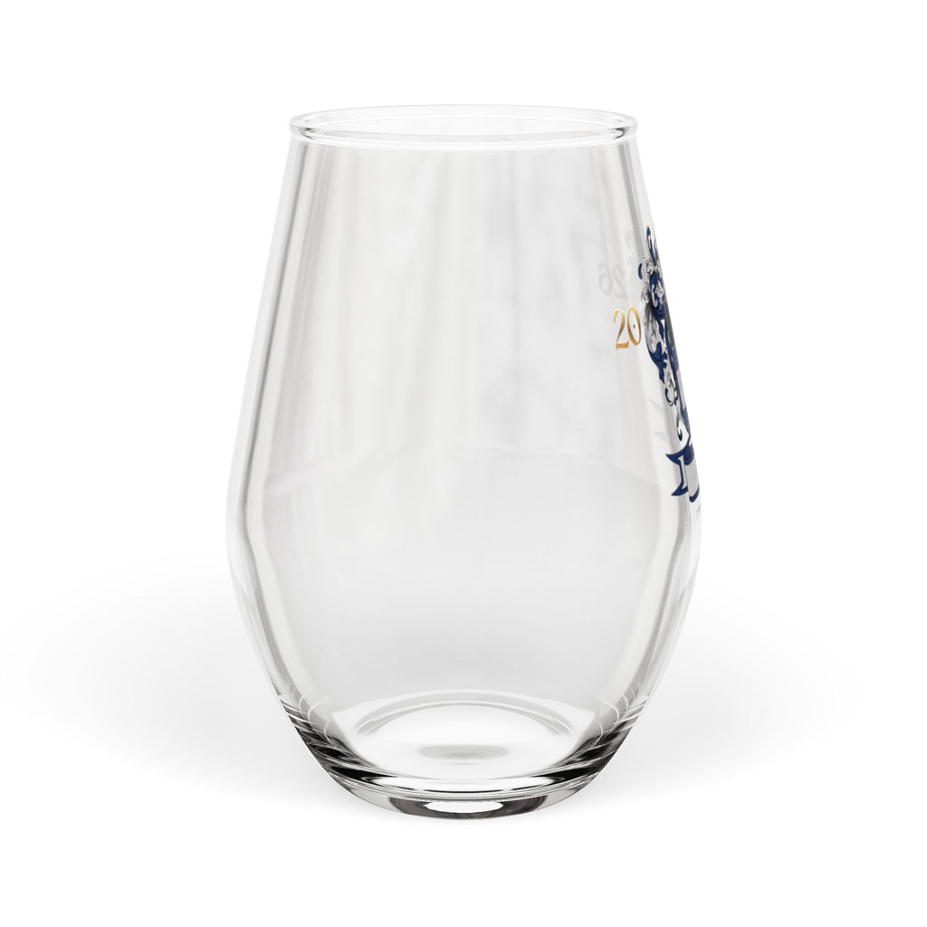 Anders Family Crest Stemless Wine Glass  11.75 oz ( simple)