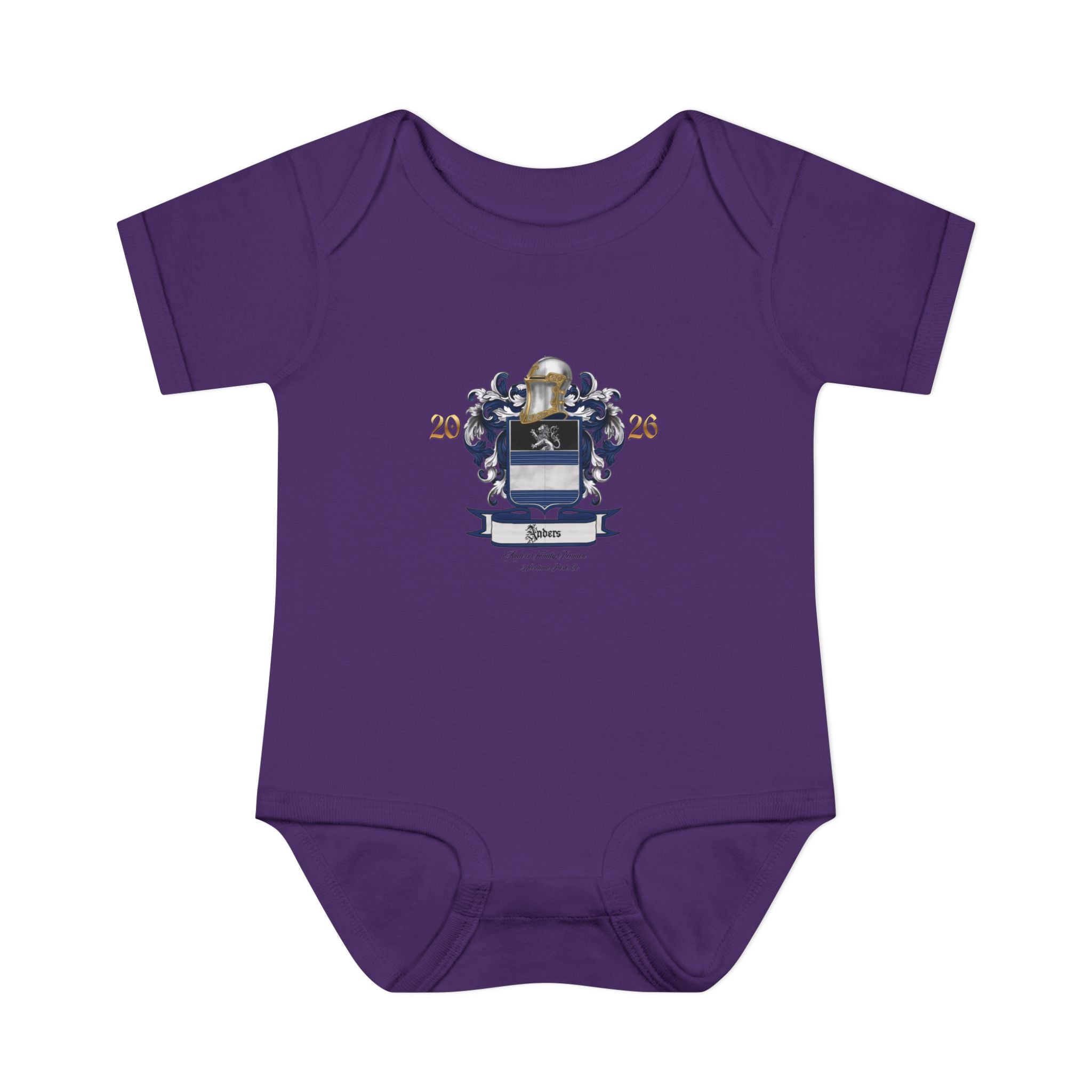 Infant Bodysuit Anders Family Crest - Baby Onesie (2026)
