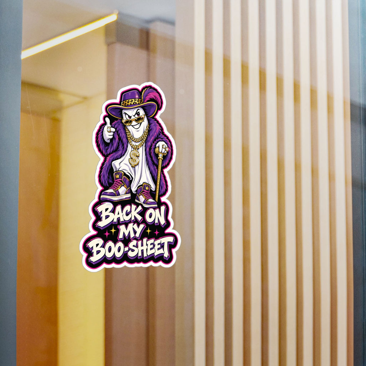 Back On My Boo-Sheet Ghost 2 Halloween  Decal Sticker- Keep'n It Real