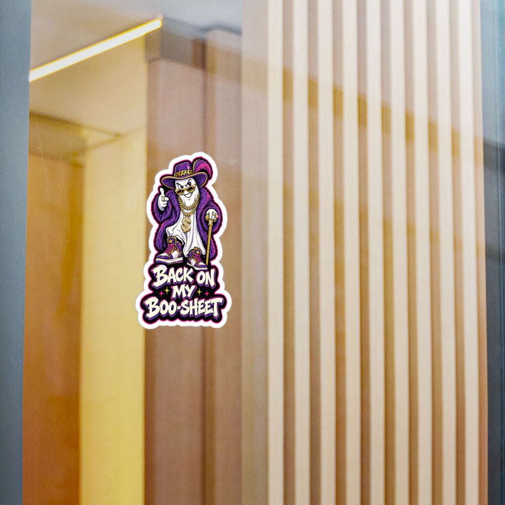 Back On My Boo-Sheet Ghost 2 Halloween  Decal Sticker- Keep'n It Real