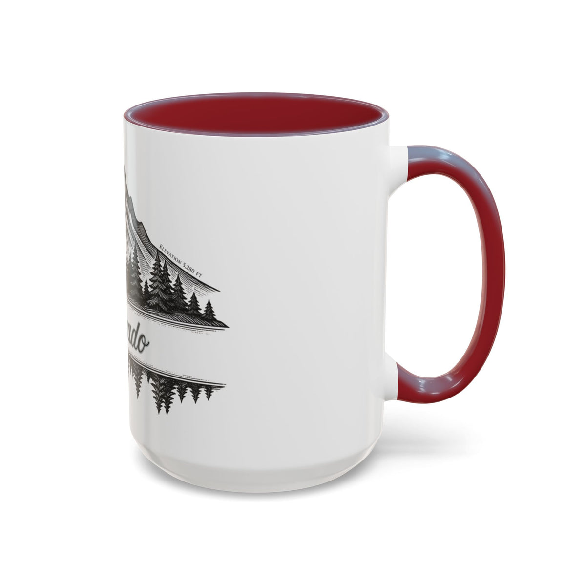 Colorado Mountain Coffee Mug — Scenic Woodland Travel Souvenir (11/15oz)
