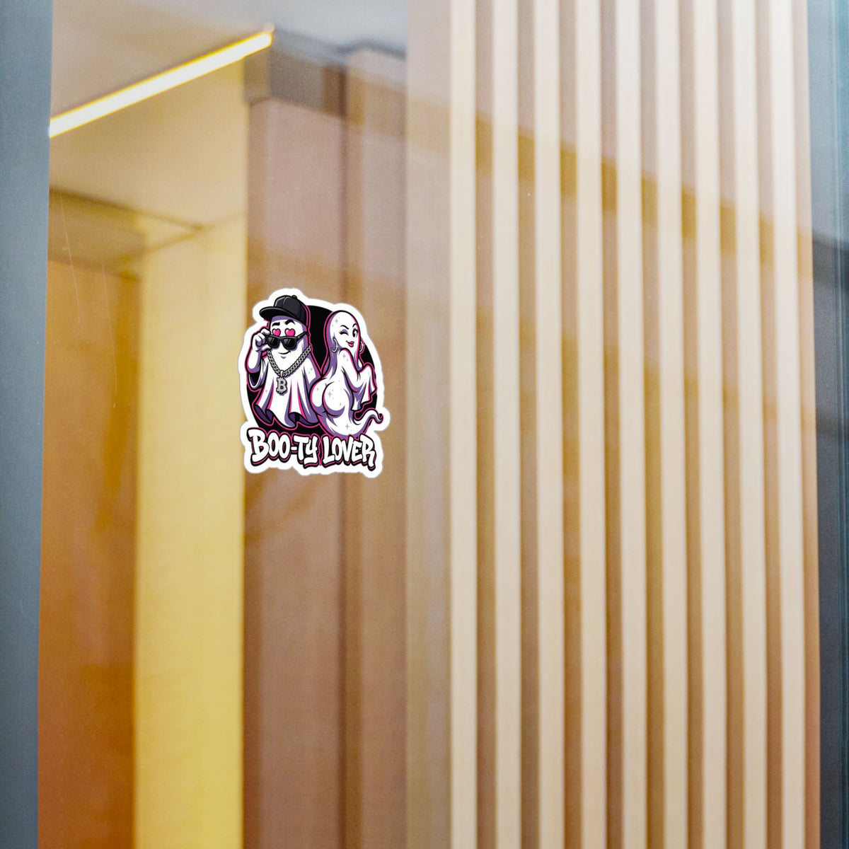 Boo-ty Lover Ghost Halloween Decal Sticker- Keep'n It Real