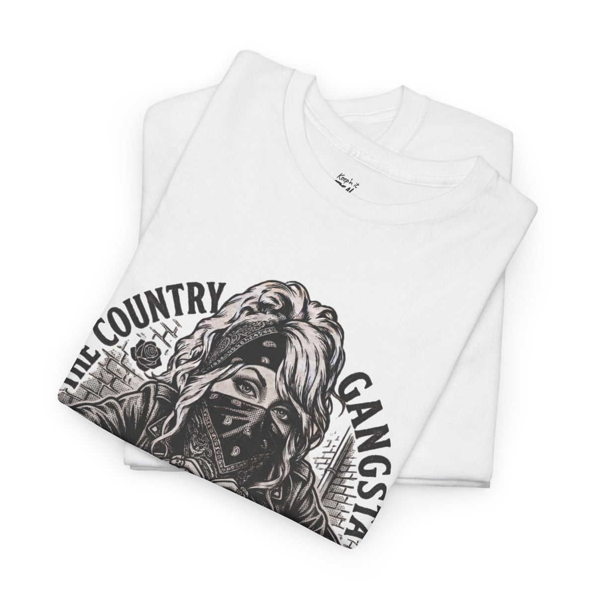 D.P.  Collection Country Gangsta Tee — "Nashville Nocturne" Graphic Shirt (Back: Gone But Not Forgotten)