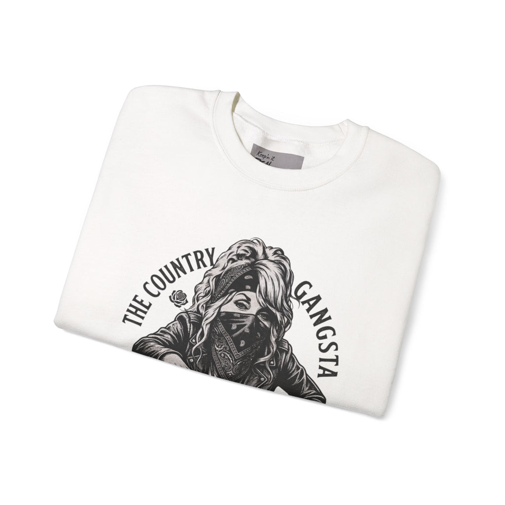 D.P. Nashville Nocturne Crewneck Sweatshirt — The Country Gangster Graphic Biker Pullover