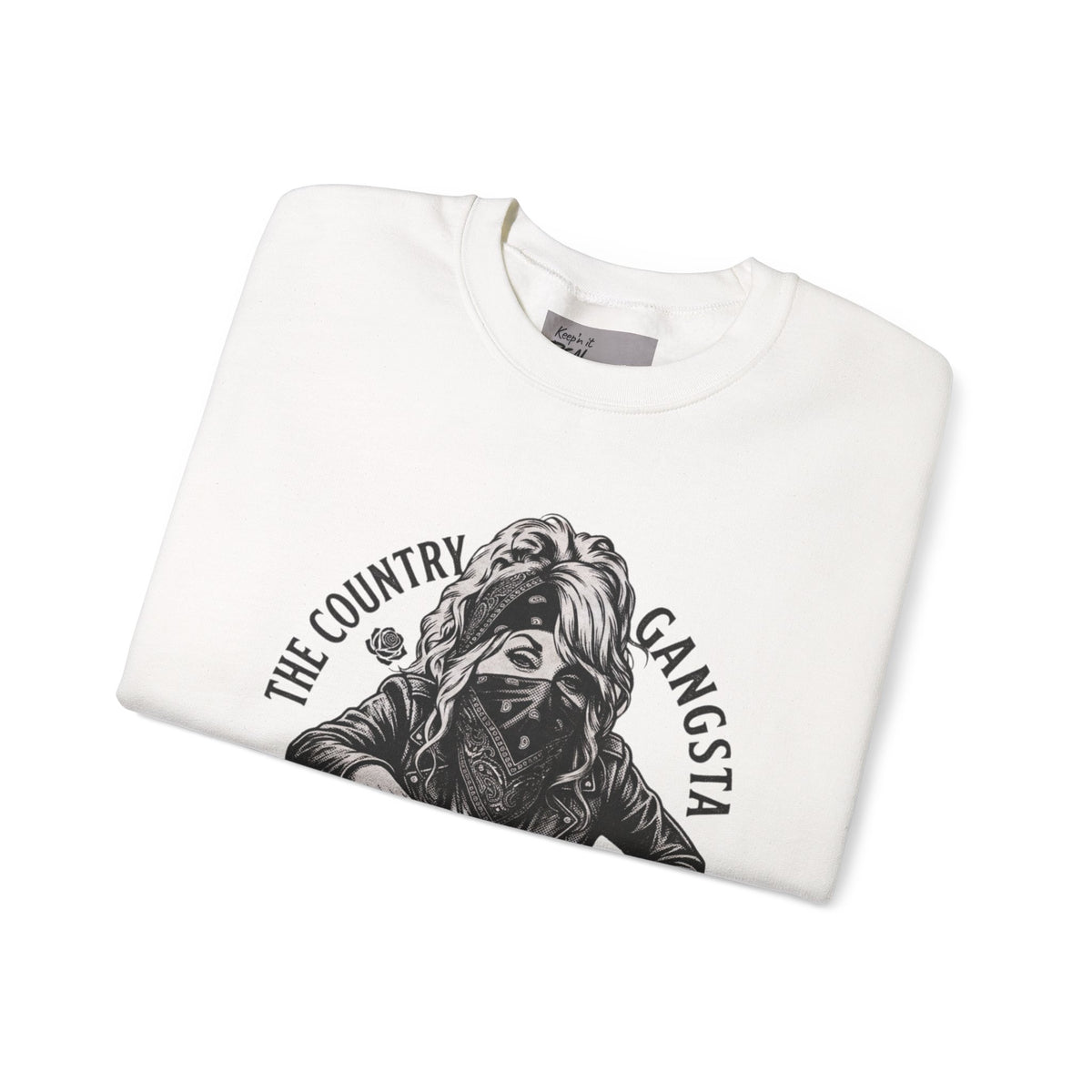 D.P. Nashville Nocturne Crewneck Sweatshirt — The Country Gangster Graphic Biker Pullover