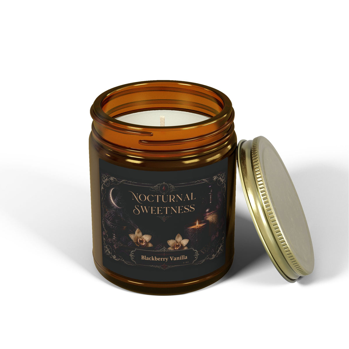 Nocturnal Sweetness Blackberry Vanilla Candle (4oz & 9oz)