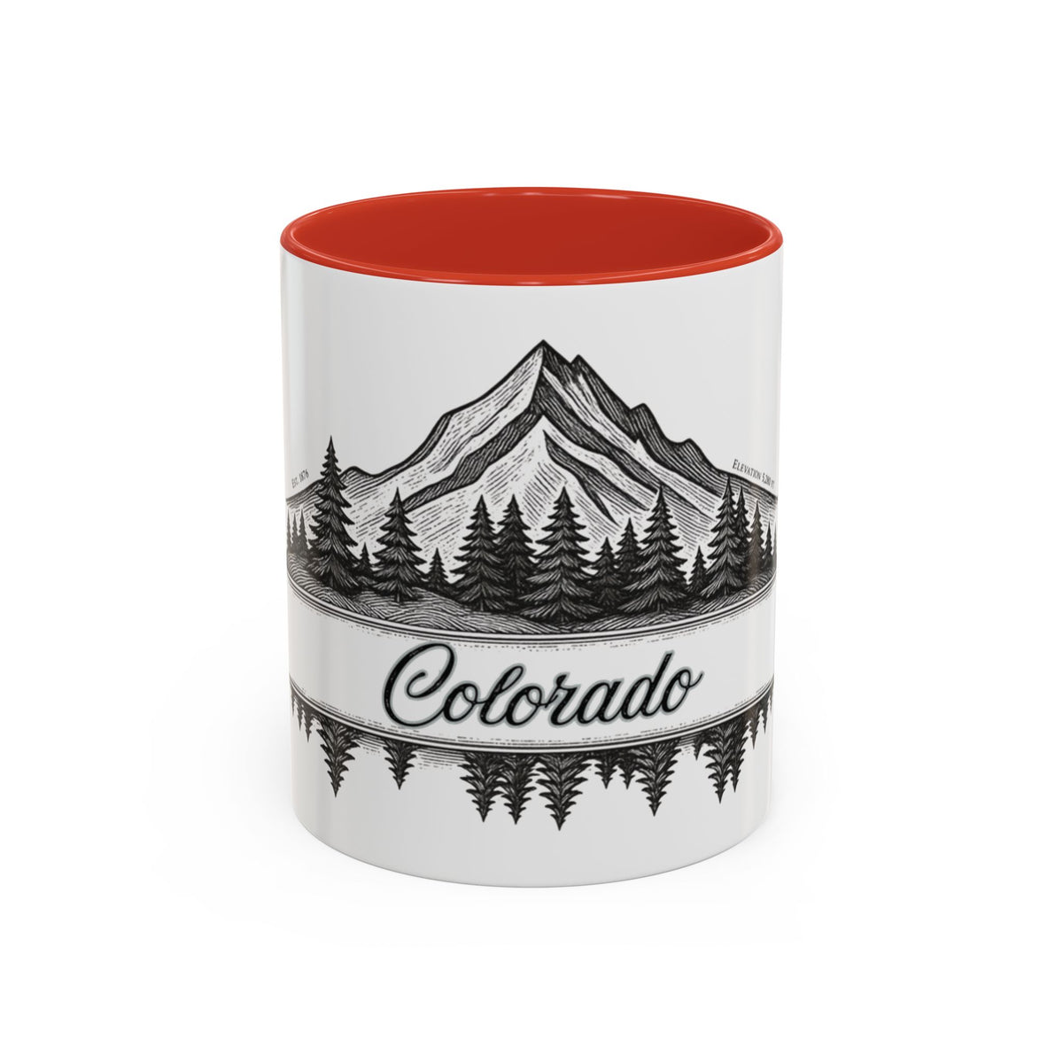 Colorado Mountain Coffee Mug — Scenic Woodland Travel Souvenir (11/15oz)