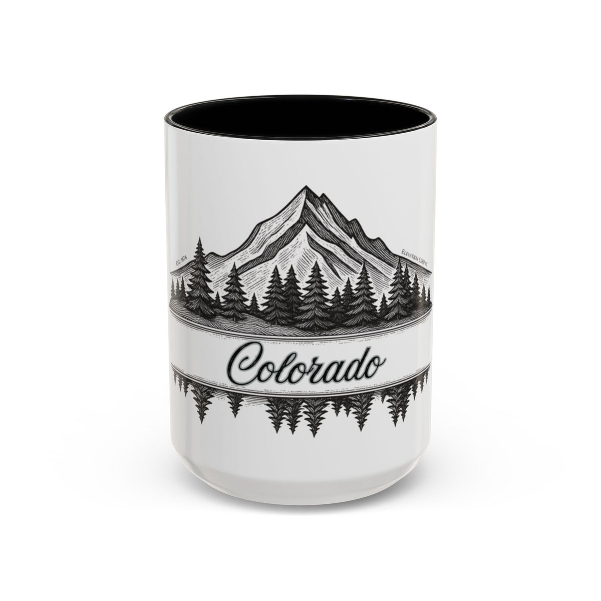 Colorado Mountain Coffee Mug — Scenic Woodland Travel Souvenir (11/15oz)