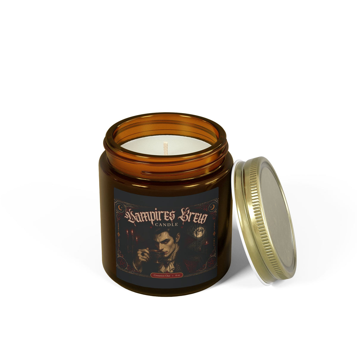 Vampire’s Brew Cinnamon Chai Scented Candle (4oz & 9oz)