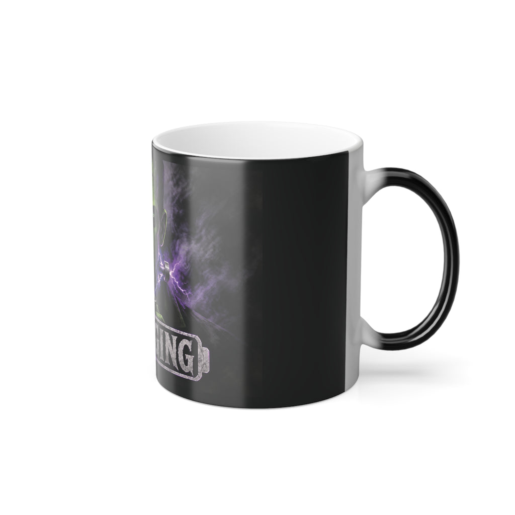 Frankenstein 'Charging' Color-Changing Mug — 11oz Halloween Coffee Cup