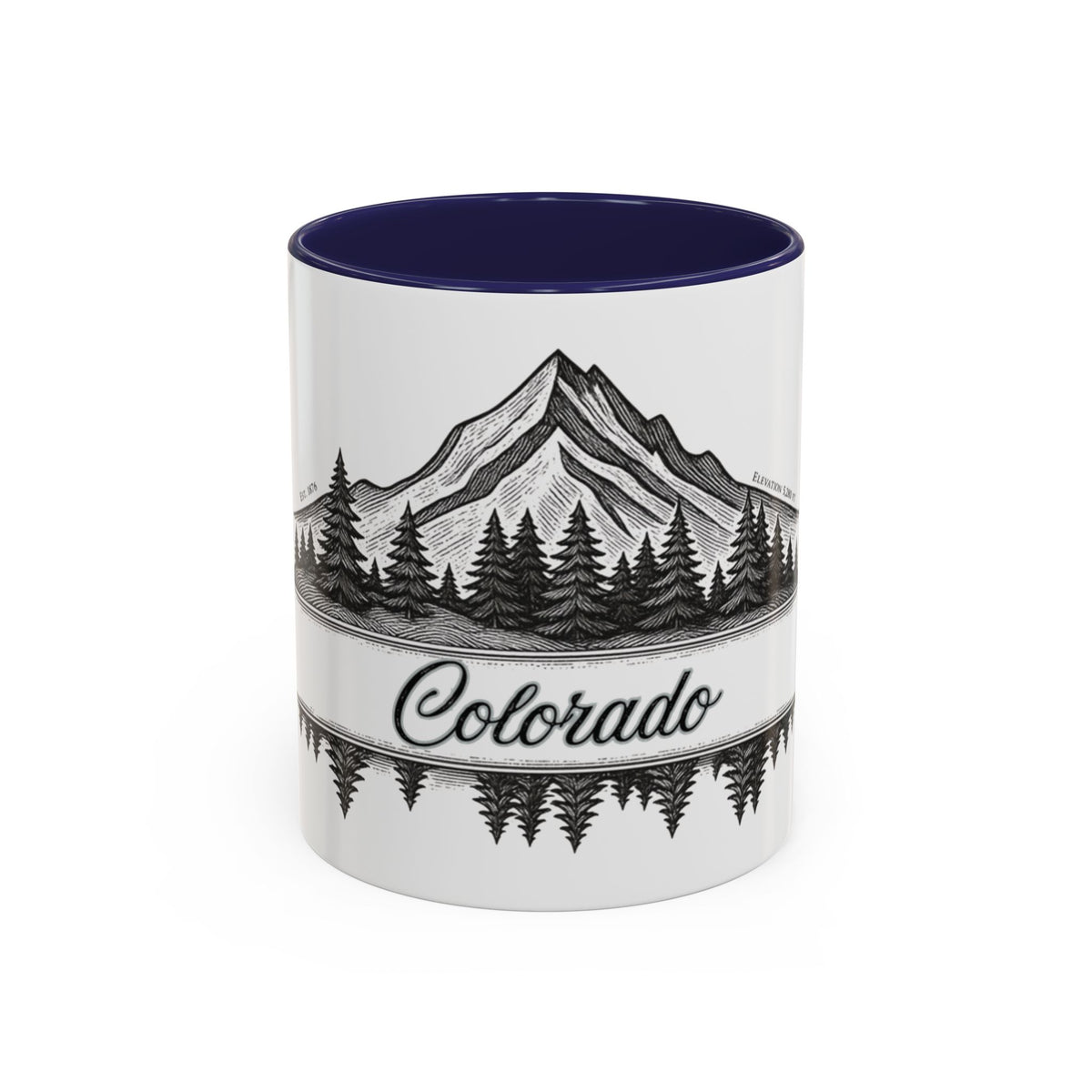 Colorado Mountain Coffee Mug — Scenic Woodland Travel Souvenir (11/15oz)
