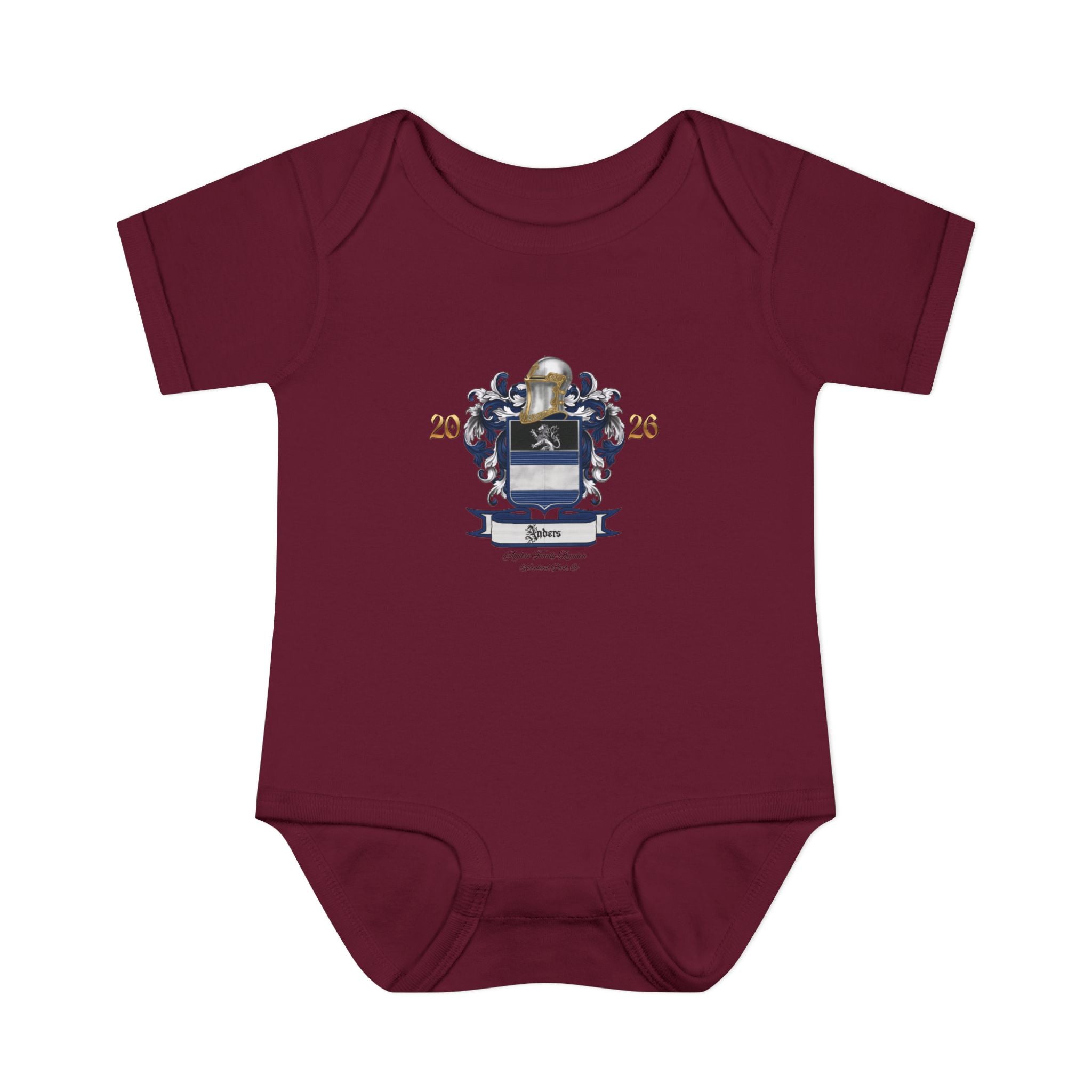 Infant Bodysuit Anders Family Crest - Baby Onesie (2026)