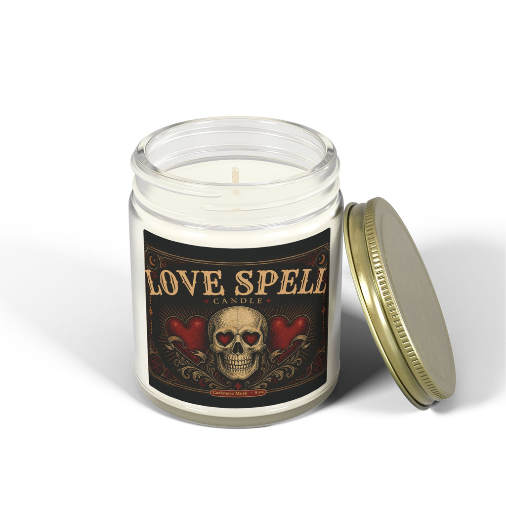 "Love Spell"  Halloween Candle — Coconut Apricot Wax (4oz/9oz)