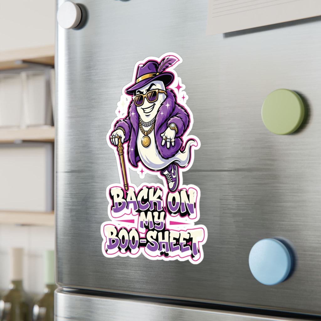 Back On My Boo-Sheet Ghost Halloween Decal Sticker- Keep'n It Real