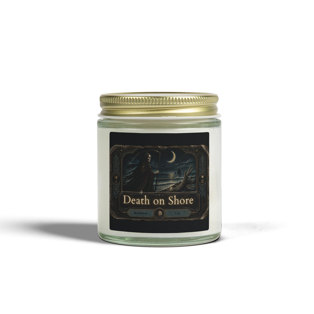 Death on Shore Beachwood Scented Candle — Made with Coconut Apricot Wax (4oz/9oz)
