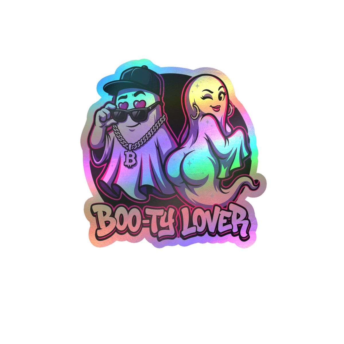 Boo-ty Lover Ghost Halloween Decal Sticker- Keep'n It Real
