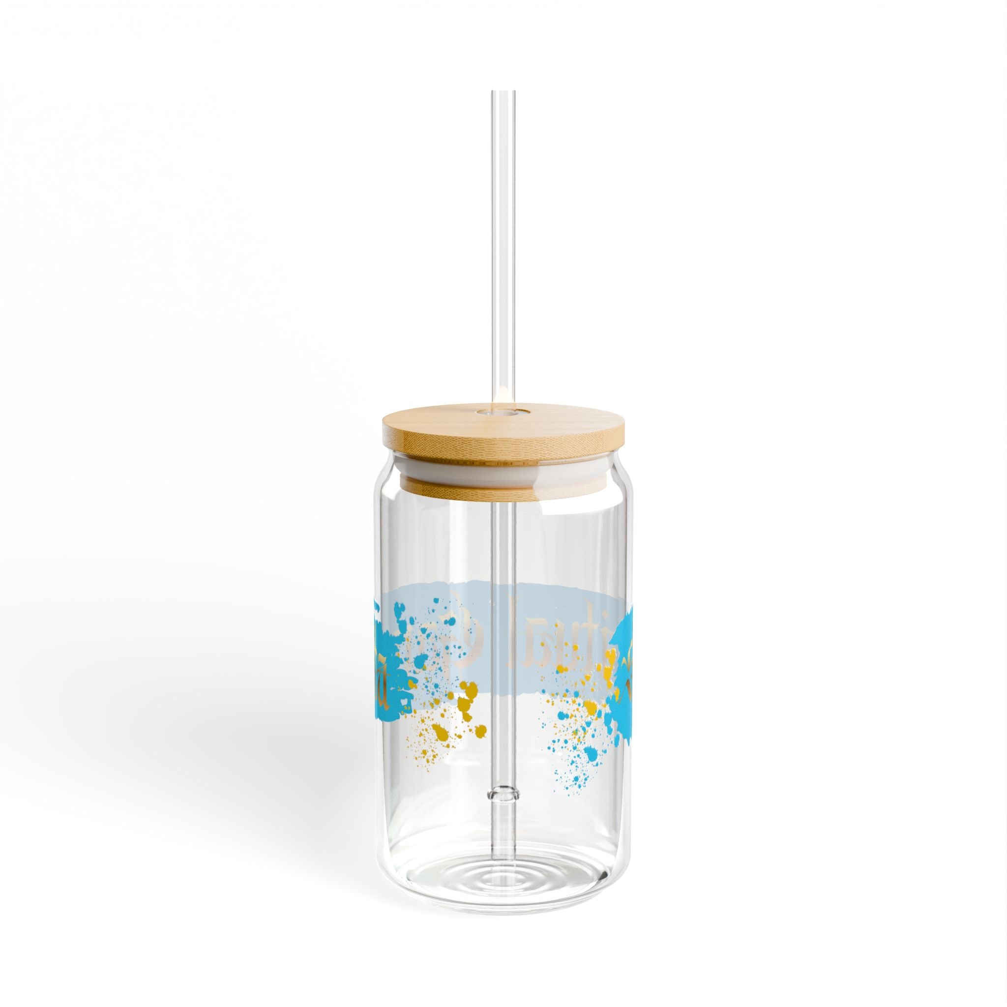 "Spiritual Gangsta" Sipper Glass, 16oz