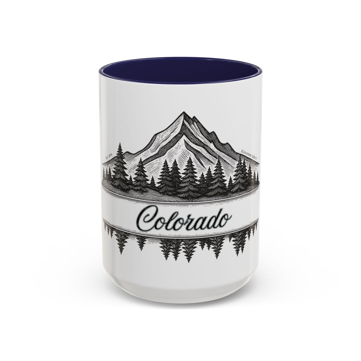 Colorado Mountain Coffee Mug — Scenic Woodland Travel Souvenir (11/15oz)