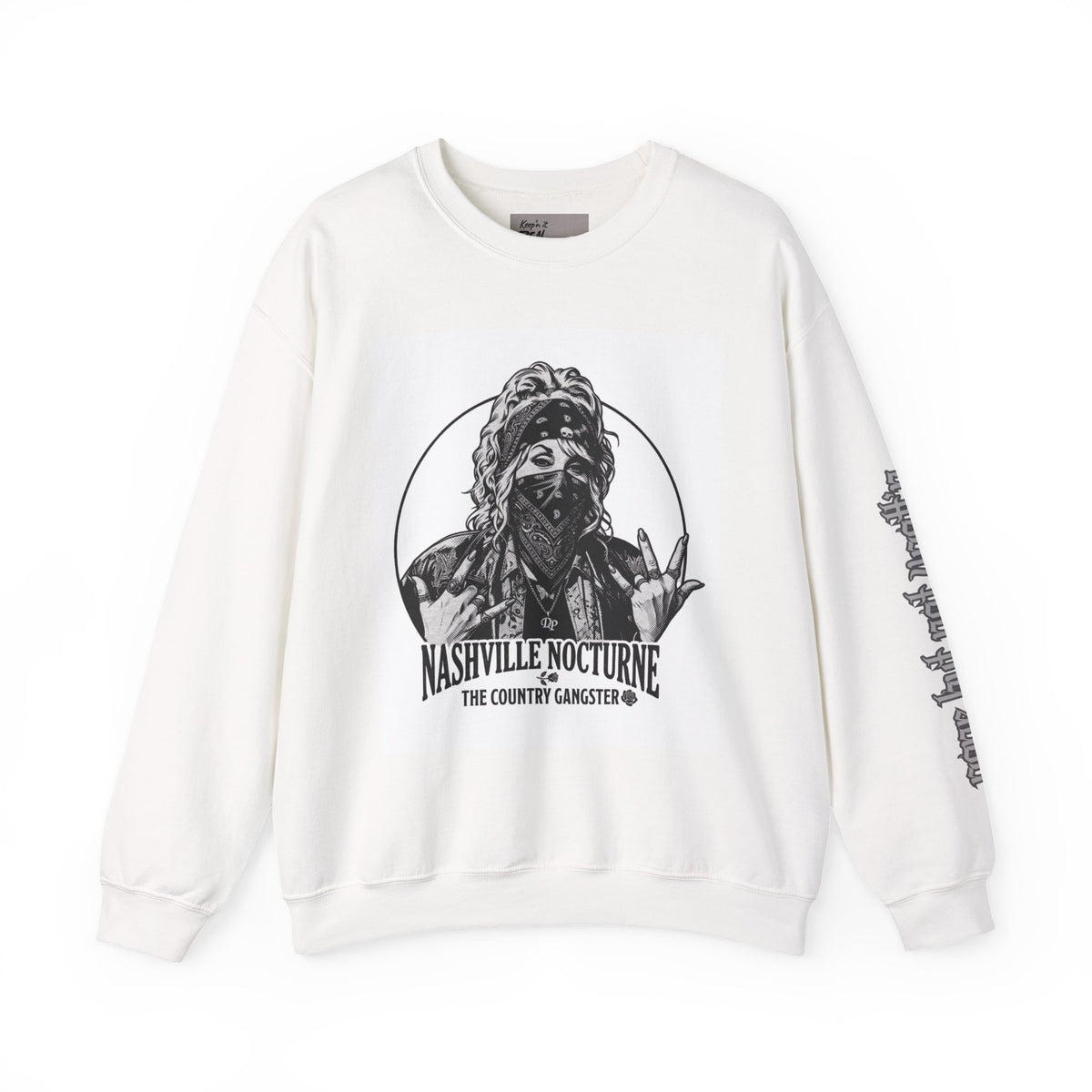D.P. Nashville Nocturne Crewneck Sweatshirt — The Country Gangster Graphic Pullover